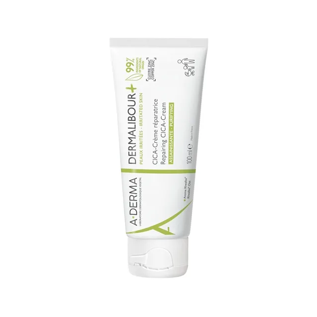 A-DERMA Dermalibour+ Reparační CICA-Krém pro podrážděnou pokožku 100 ml