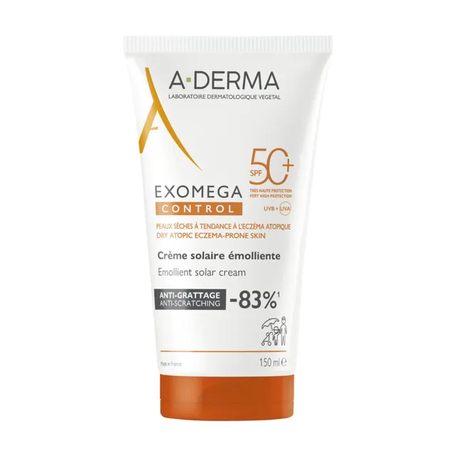 A-Derma Exomega Control Emolienční krém SPF50+ 150 ml