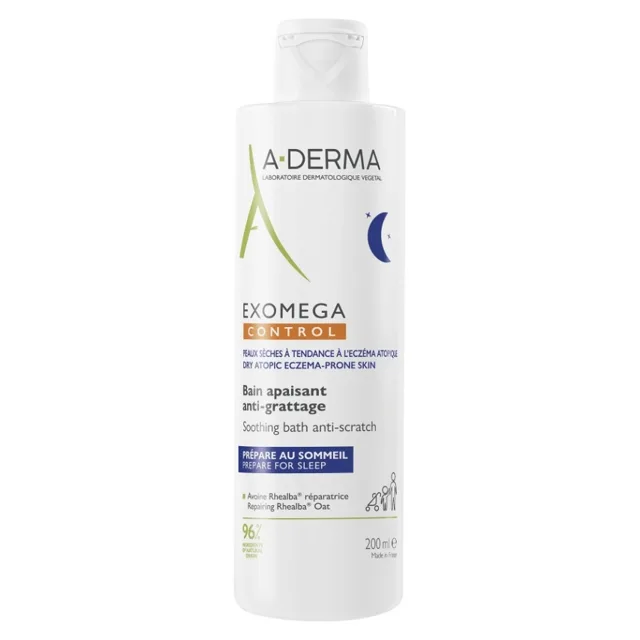 A-DERMA Exomega Control Zklidňující koupel 200 ml