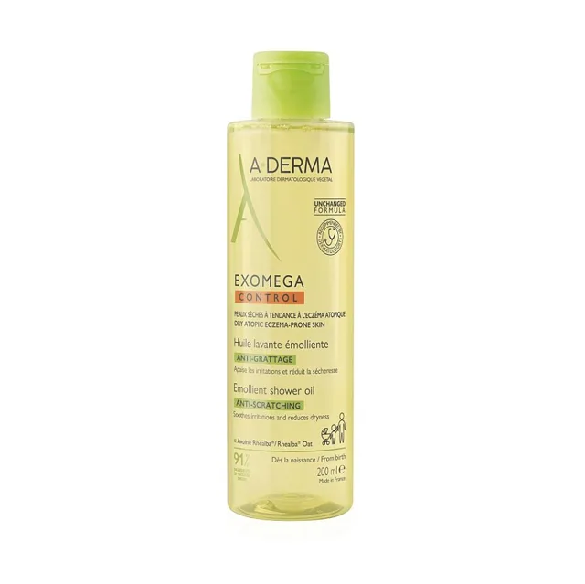 A-DERMA Exomega Control Zvláčňující sprchový olej 200 ml