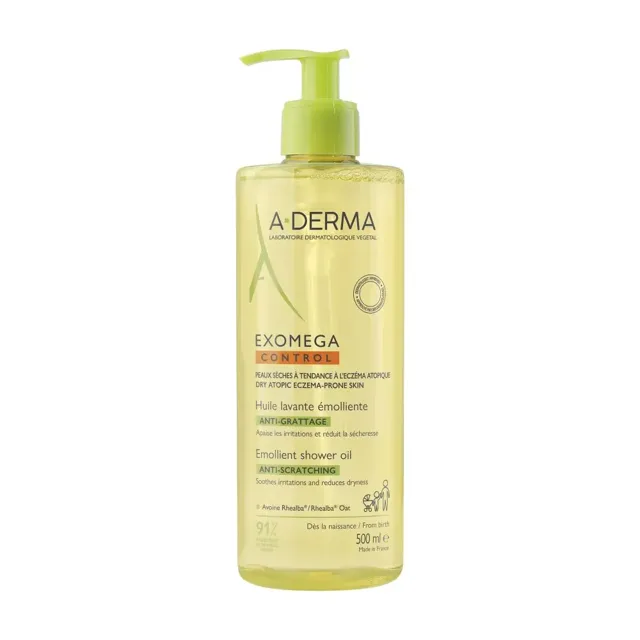 A-derma Exomega Control zvláčňující sprchový olej 500 ml