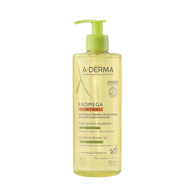 A-DERMA Exomega Control Zvláčňující sprchový olej 500 ml