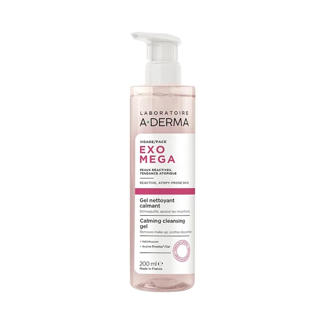 A-DERMA Exomega zklidňující čisticí gel 200 ml