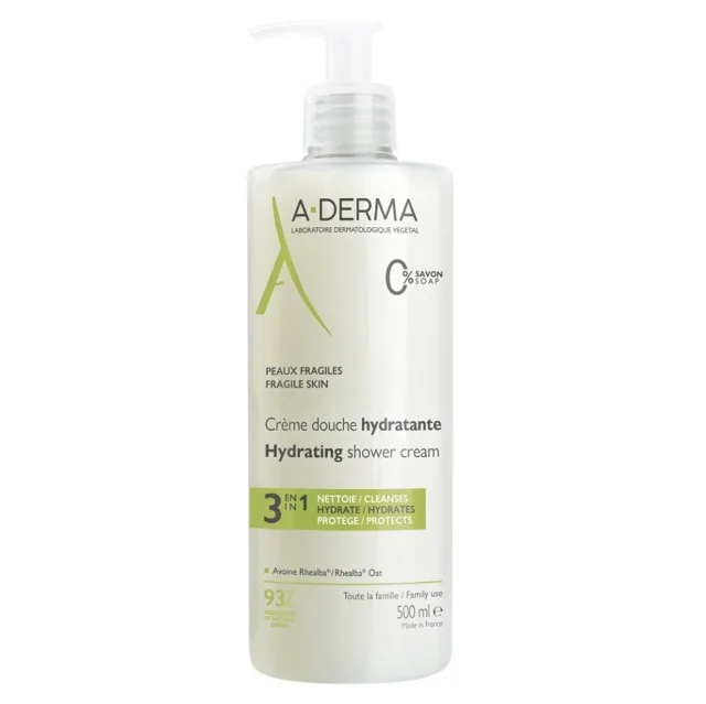 A-DERMA Hydratační sprchový krém 500 ml