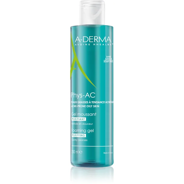 A-derma Phys-ac čisticí Pěnivý Gel 200ml