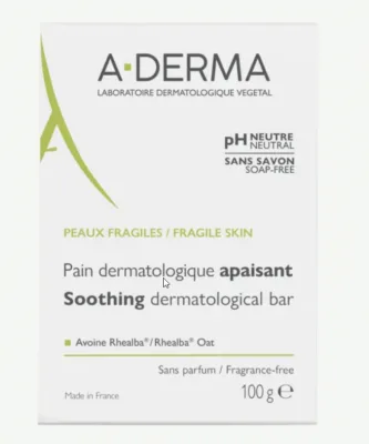 A-DERMA Zklidňující dermatologická kostka 100g