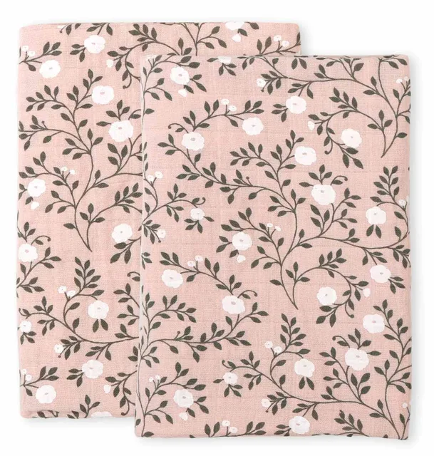 A Little Lovely Company Mušelínové plenky, blossom - dusty pink