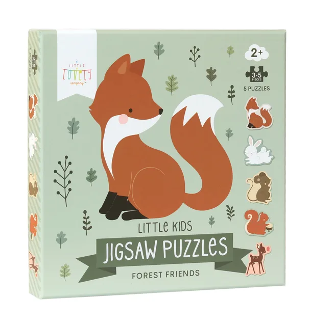 A Little Lovely Company puzzle s lesními zvířátky
