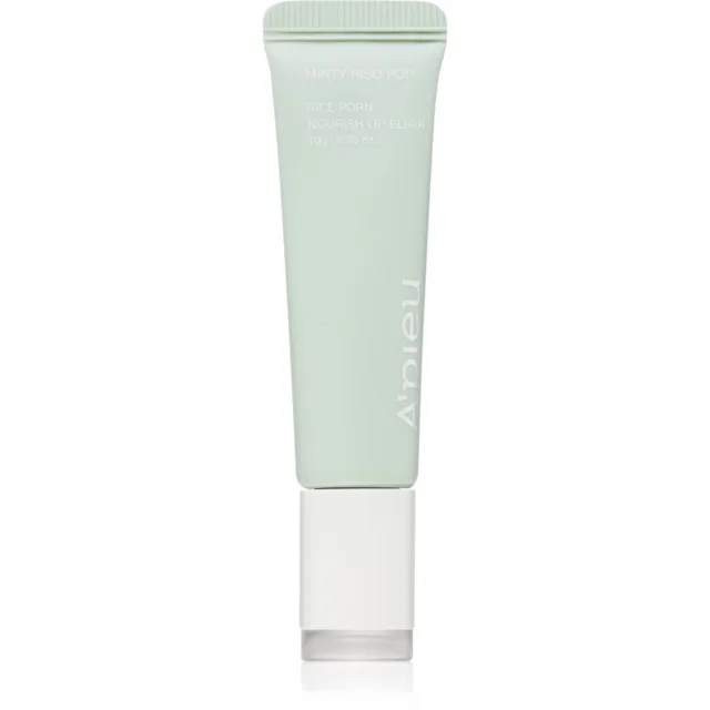 A’pieu Rice PDRN Nourish Lip Elixir tónovací balzám na rty s vyživujícím účinkem odstín 02 Minty Riso Pop 10 g
