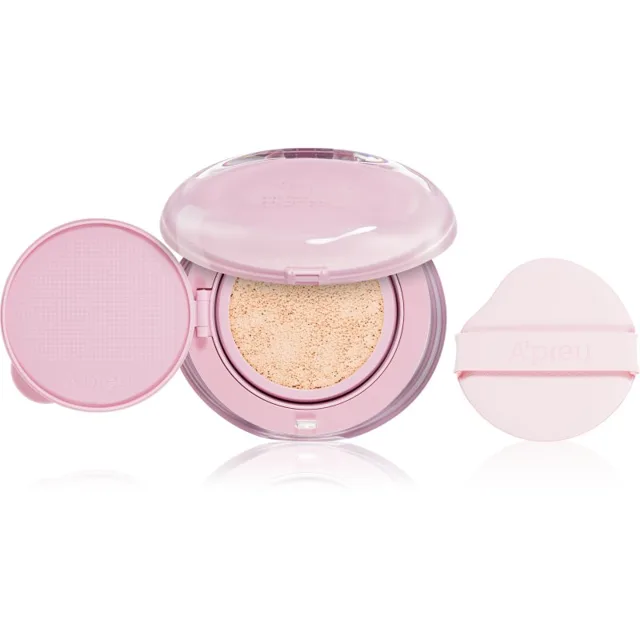 A’pieu Waterlock Comfort Veil Cushion dlouhotrvající make-up v houbičce pro intenzivní hydrataci pleti odstín 19 Pure 15 g