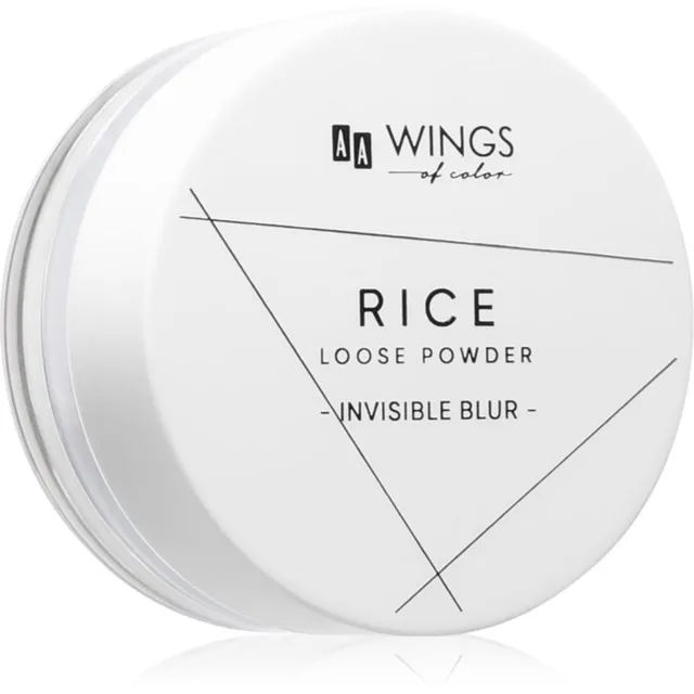 AA Wings of Color Rice transparentní sypký pudr 9 g