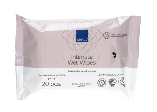 Abena Skincare vlhčené ubrousky na intimní hygienu 20 ks