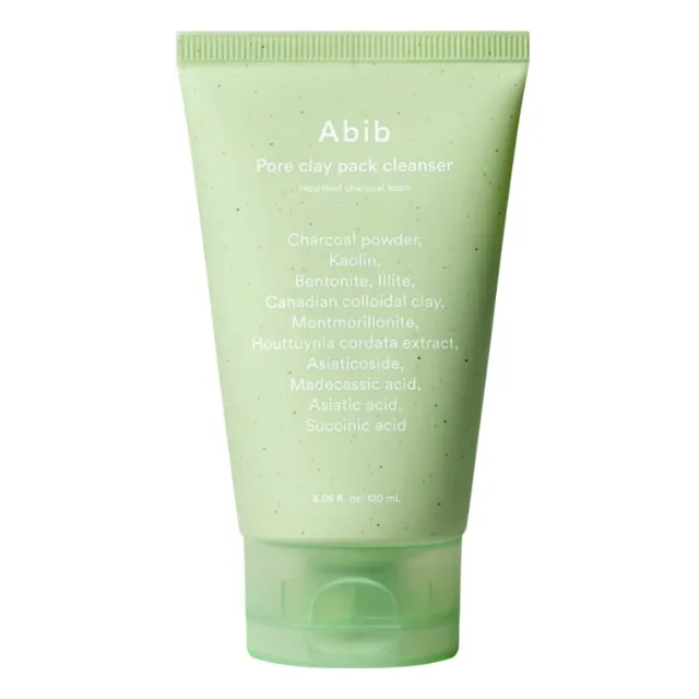 Abib Čisticí pěna Pore Clay Pack Cleanser Heartleaf Charcoal Foam 120 ml