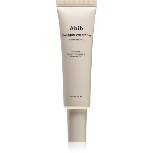 Abib Collagen Eye Crème Jericho Rose Tube lehký oční krém pro výživu a hydrataci 30 ml