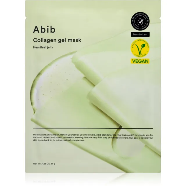 Abib Collagen Gel Mask Heartleaf Jelly intenzivní hydrogelová maska se zklidňujícím účinkem 35 g