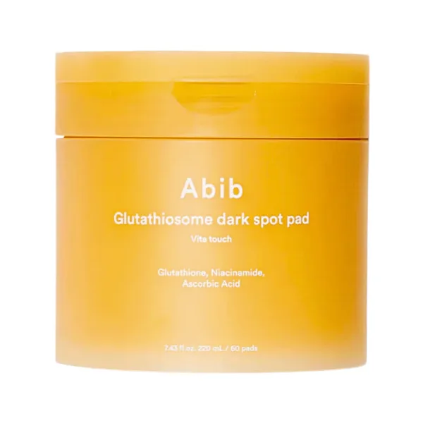 Abib Glutathiosome Dark Spot Pad Vita Touch rozjasňující a hydratační tampony s vitaminem C 60 ks