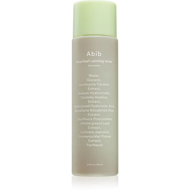 Abib Heartleaf Skin Booster Calming Toner hydratační pleťové tonikum se zklidňujícím účinkem 200 ml