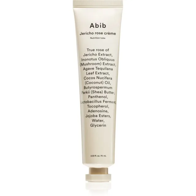 Abib Jericho Rose Crème Nutrition Tube ochranný výživný krém proti příznakům stárnutí 75 ml