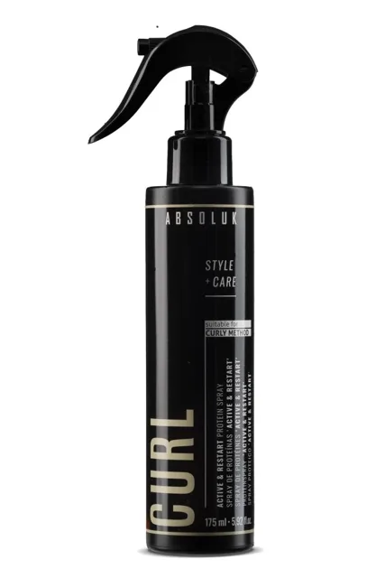 Absoluk Curl Active & Restart Protein Spray 175ml - Proteinový sprej pro aktivaci a restar