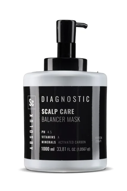Absoluk Diagnostic Scalp Care Balancer Mask 1000g - Maska na mastný vlas