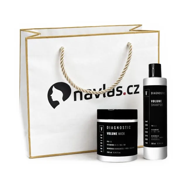 Absoluk Gift Set Volume - Objemový set šampon + maska + dárková taška