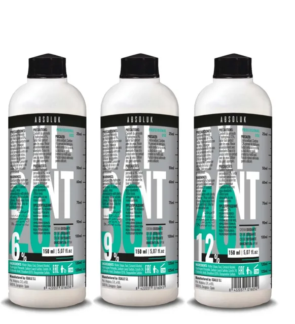 Absoluk Oxidant Cream 150ml - Oxidační krém Absoluk Oxidant Cream: 30 Vol. (9%)