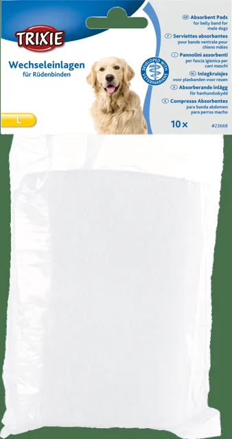 Absorpční vložky Trixie do břišního pásu pro psa L 10 ks
