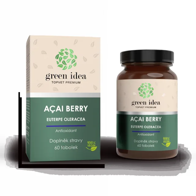 Acai berry – bylinný extrakt 60 kapslí – Green idea