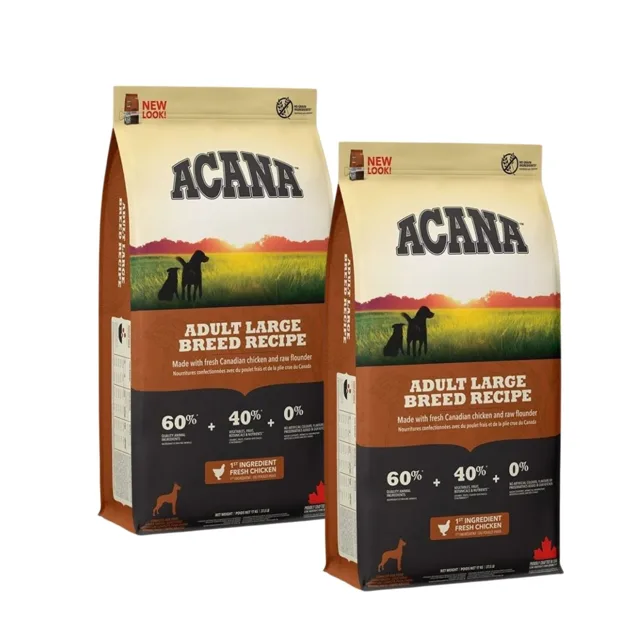 ACANA Adult large breed 2x17 kg pro psy velkých plemen nad 25 kg