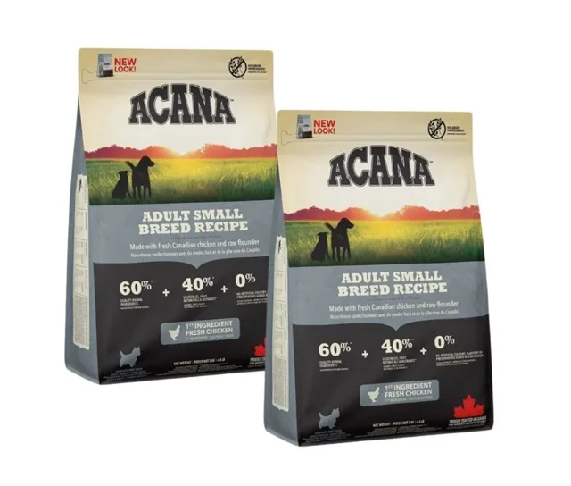 ACANA Adult Small Breed Dog 2x2 kg bezobilné krmivo pro dospělé psy