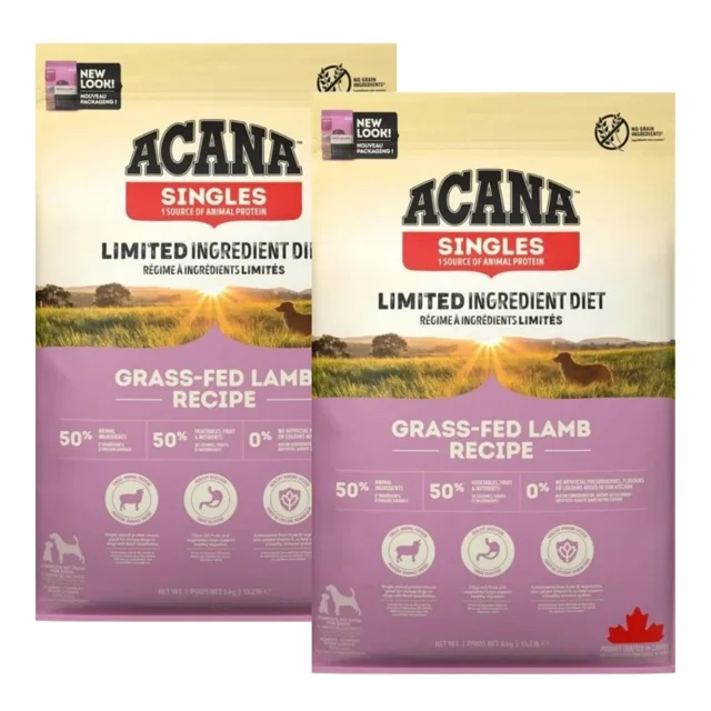 ACANA Grass-Fed Lamb Suché krmivo pro psy 2x6 kg