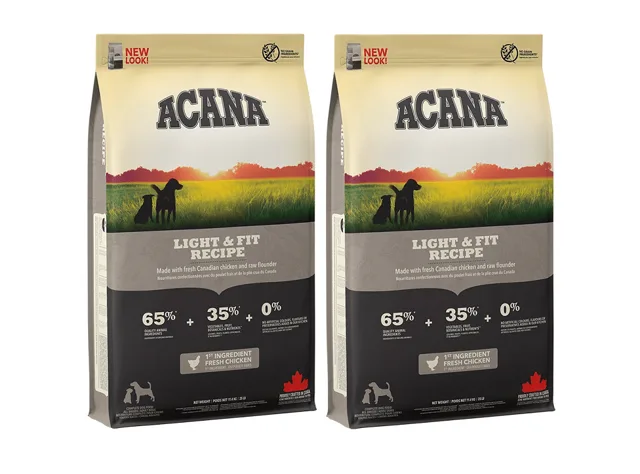 ACANA Light &amp; Fit Dog 2 x 2 kg
