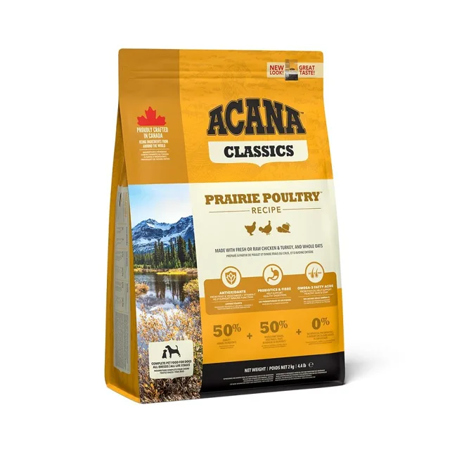 ACANA Prairie Poultry 2x2 kg bezobilné a bezlepkové krmivo pro dospělé psy