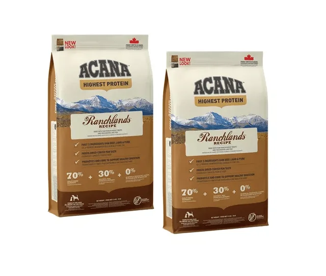 ACANA Ranchlands Dog 2 x 11,4 kg