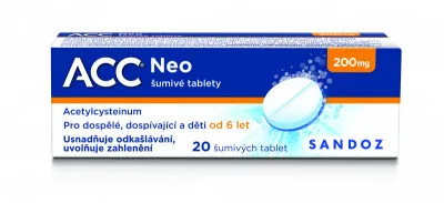 ACC NEO POR 200MG TBL EFF 20