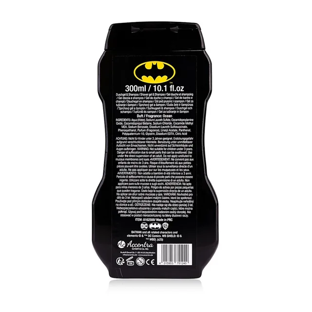 ACCENTRA Batmobile 2v1 šampon a sprchový gel moře 300 ml