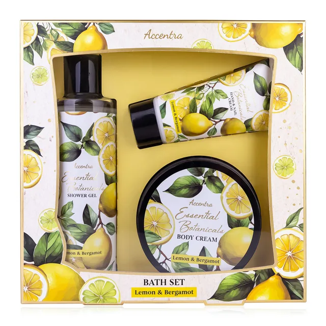 Accentra Dárková sada Lemon & Bergamot Essential Botanical