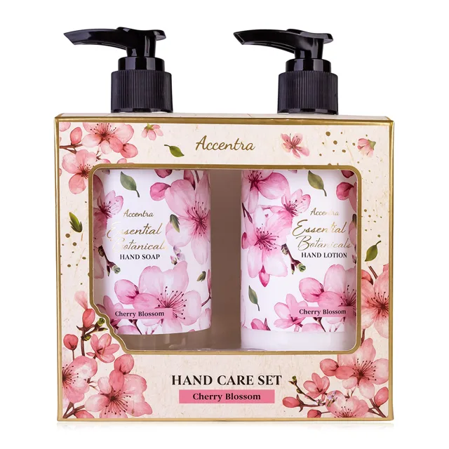 Accentra Dárková sada péče o ruce s pumpičkou Cherry Blossom Essential Botanical