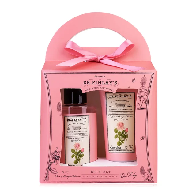 Accentra Dárková sada tělové péče Rose & Orange Blossom Dr. Finlay`s