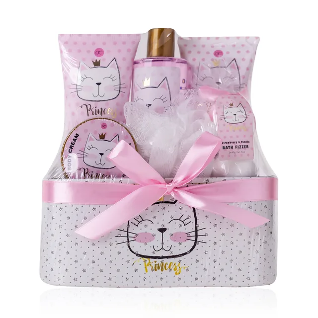 Accentra Dárková sada v třpytivém košíku Princess Kitty