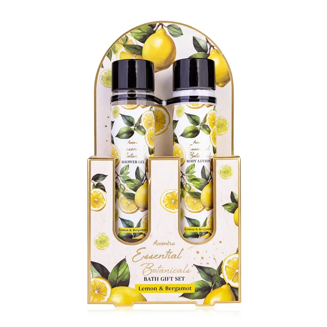 Accentra Dárková sada ve zkumavkách Lemon & Bergamot Essential Botanicals