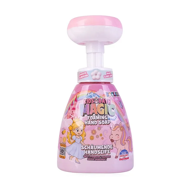 ACCENTRA Koolkidz tekuté mýdlo s pěnovou pumpičkou jahoda 310 ml