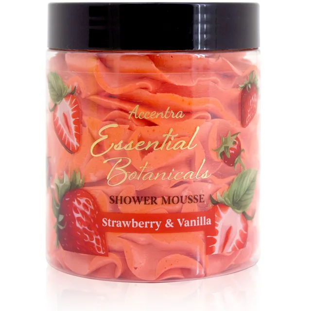 Accentra Sprchová pěna Strawberry & Vanilla Shower Mousse 160 g