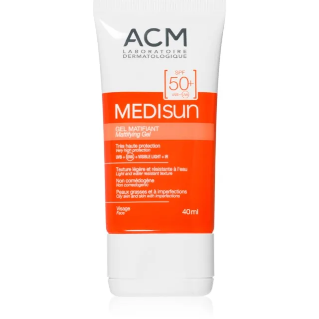 ACM Medisun ochranný matující krém na obličej SPF 50+ 40 ml