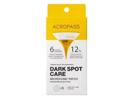 Acropass Dark Spot Care Microcone® Patch mikrojehličkové náplasti proti pigmentovým skvrnám 6 ks