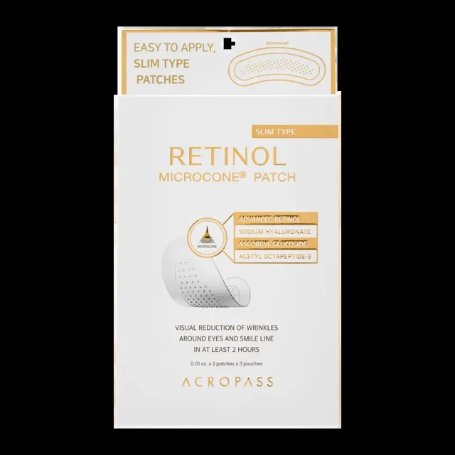 Acropass Mikrojehličkové náplasti s retinolem 6 ks