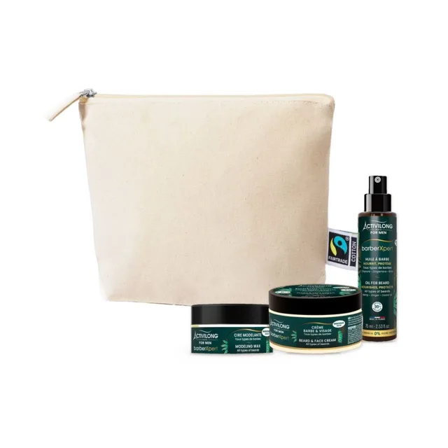 Activilong For Men Gift Set Barber - Set na vousy olej + krém + vosk + taštička