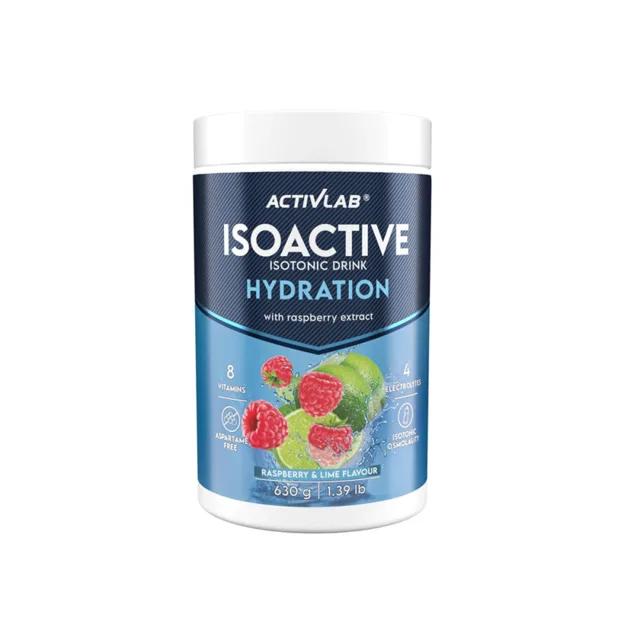 Activlab Isoactive iontový nápoj s malinou limeta 630 g