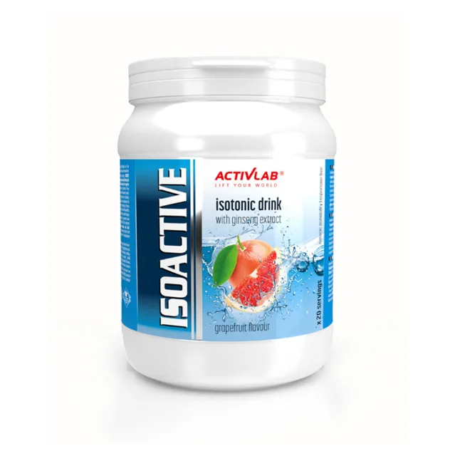 ACTIVLAB Isoactive iontový nápoj s ženšenem příchuť grapefruit 630 g