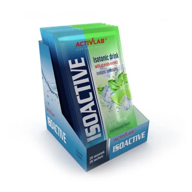 ACTIVLAB Isoactive ledová limonáda iontový nápoj s acerolou 20 sáčků